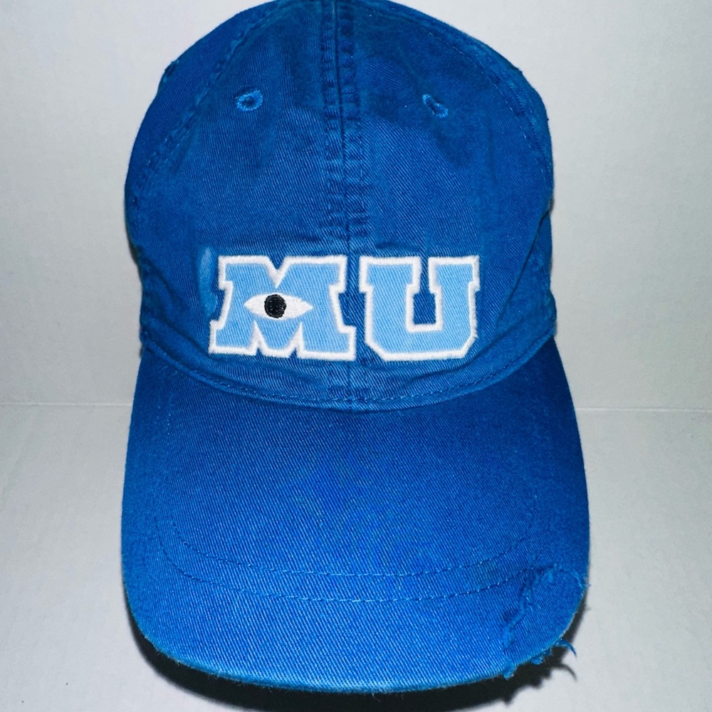Monsters University Disney Parks Blue Cap Hat ( Adult Size )
